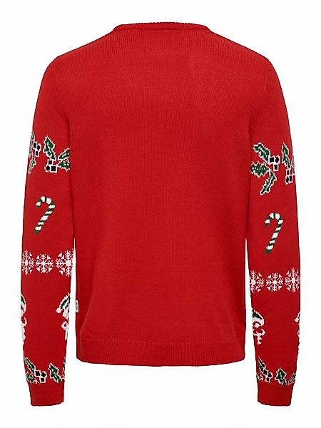 ONLY & SONS Weihnachtspullover - Stylischer ONSXMAS REG 5 Allover Crew Knit günstig online kaufen