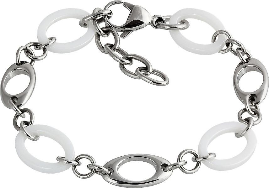 Amello Edelstahlarmband Amello Kegel Armband silber günstig online kaufen