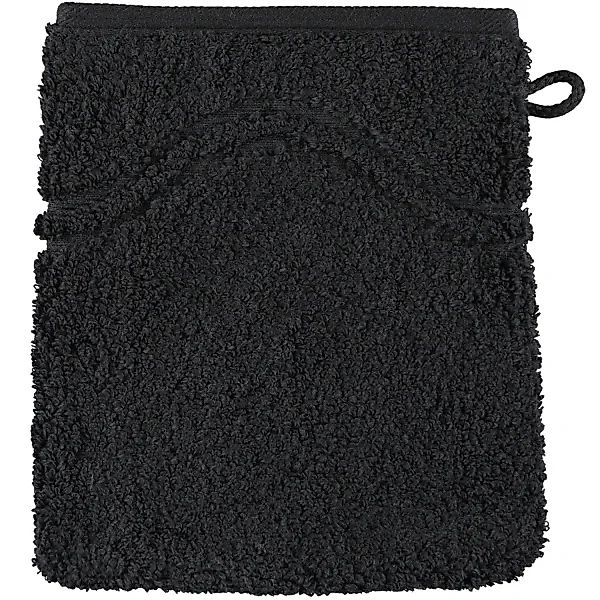 Ross Cashmere Feeling 9008 - Farbe: schwarz - 89 - Waschhandschuh 16x22 cm günstig online kaufen