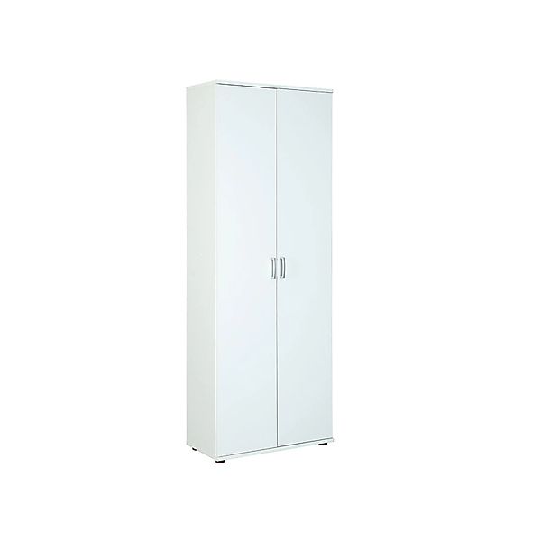 ebuy24 Kleiderschrank Arta Kleiderschrank 5 Ablagen, weiss. günstig online kaufen