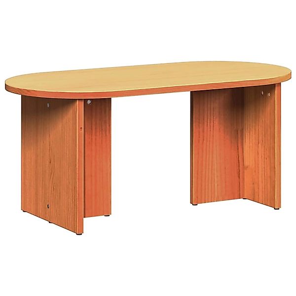 vidaXL Couchtisch Wachsbraun 80 x 39,5 x 35 cm Massivholz Kiefer 873543 günstig online kaufen