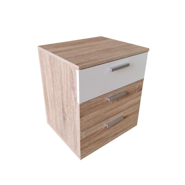 HTI-Living Nachtschrank Nachtkommode 3 Schubladen Nina günstig online kaufen