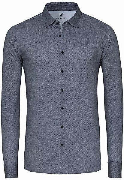 DESOTO Hemd Twill Optics Grau - Größe M günstig online kaufen