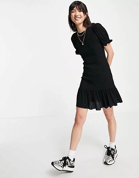 Whistles – Yasmin – Gerafftes Kleid in Schwarz günstig online kaufen