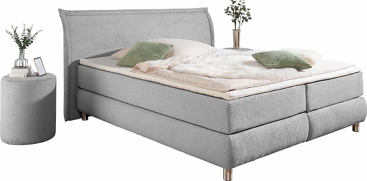 INOSIGN Boxspringbett ""Coloma" erhältlich in H2, H3 oder H4 inkl. Topper", günstig online kaufen