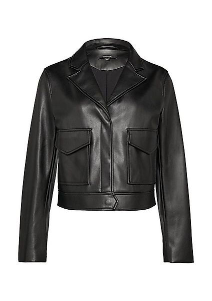 comma Lederimitatjacke (1, 1-St) kurze Jacke in Lederoptik günstig online kaufen