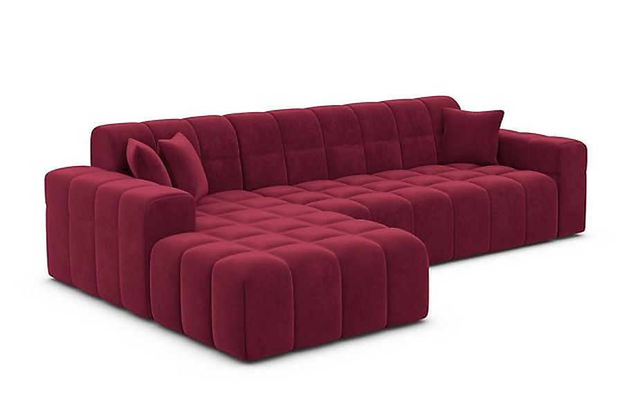Sofa Dreams Ecksofa Ibiza L Form kurz Stoff, Ottomane - Ausrichtung wählbar günstig online kaufen