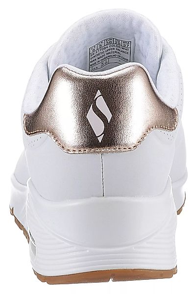 Skechers Sneaker "UNO GOLDEN AIR", mit Metallic-Einsatz, Freizeitschuh, Hal günstig online kaufen