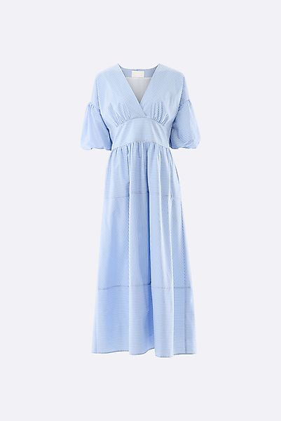 Midikleid gestreift aus Baumwolle günstig online kaufen