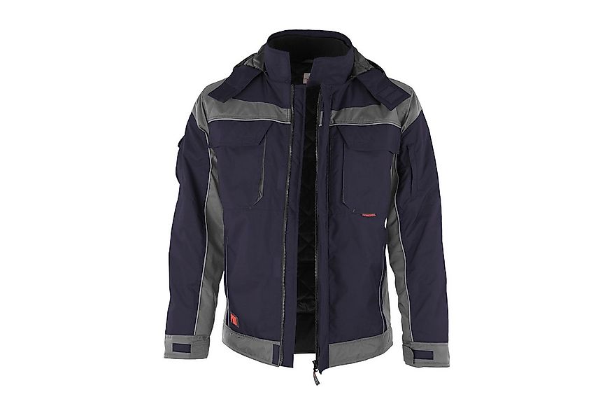 Qualitex Workwear Winterjacke Winterjacke "PRO" marine/grau, Gr. XL günstig online kaufen