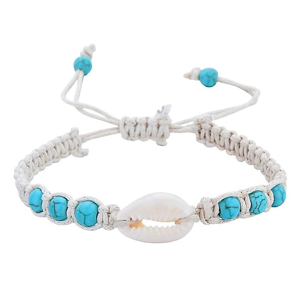 KARMA Armband Muschelarmband Schwarz Beige od. günstig online kaufen