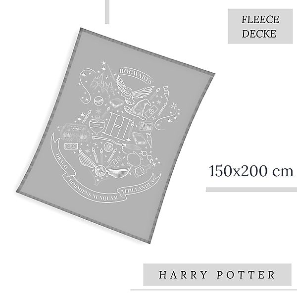 Wohndecke Harry Potter 150x200 cm, hochwertige günstig online kaufen