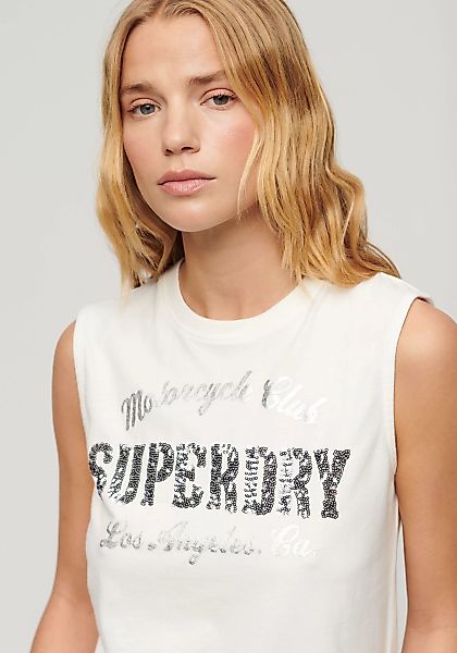 Superdry Tanktop "EMBELLISH ARCHIVE FITTED TANK" günstig online kaufen