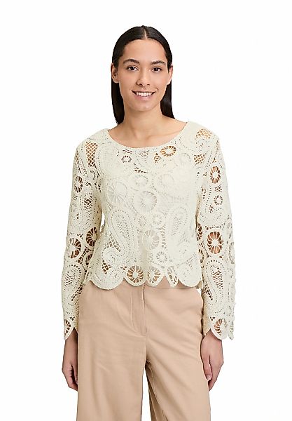Betty Barclay Strickpullover "Betty Barclay Lochstrick-Pullover mit U-Boot- günstig online kaufen