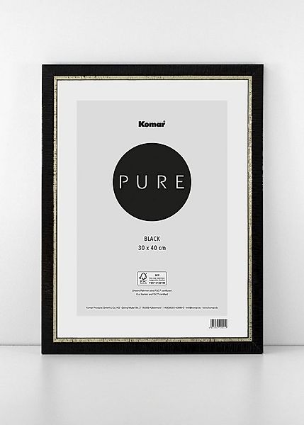 Komar Bilderrahmen Elegant, Echtholzrahmen mit hochtransparentem Acrylglas günstig online kaufen