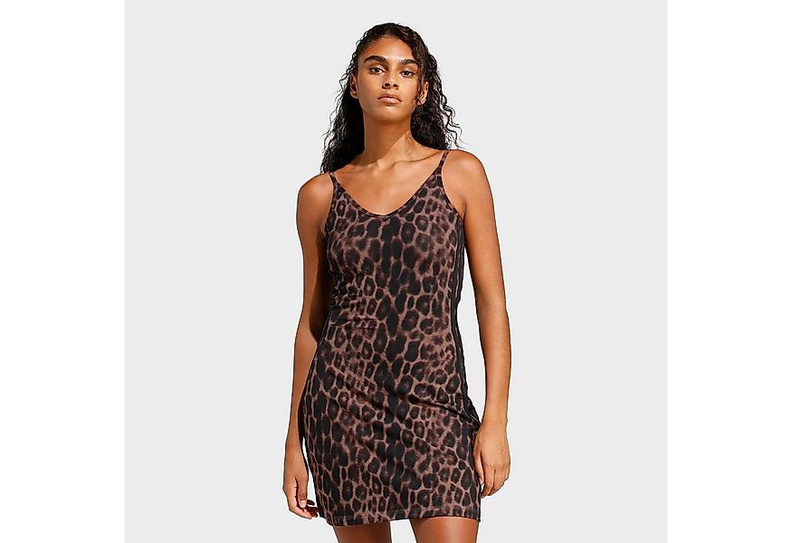 adidas Sportswear Shirtkleid SEASONAL ESSENTIALS MIT LEOPARDENPRINT UND 3-S günstig online kaufen