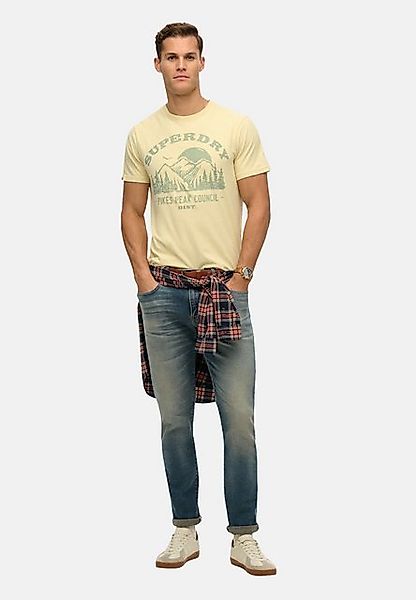 Superdry T-Shirt T-Shirt Kurzarmshirt mit großem Print (1-tlg., 1) günstig online kaufen