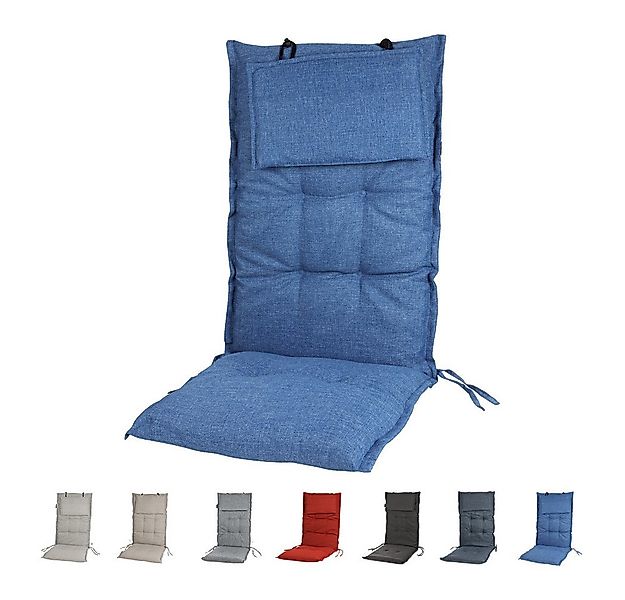 SLaaviinoo Hochlehnerauflage Gartenstuhlauflagen Hochlehner (120x50x6cm) Si günstig online kaufen