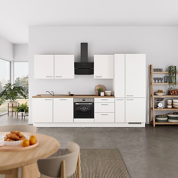 nobilia® Küchenzeile »"Laser II", Ausrichtung wählbar, Breite 330 cm« vormo günstig online kaufen