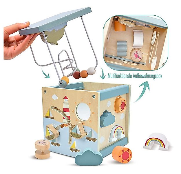 CLTYQ Motorikwürfel Motorikspielzeug,Lernspielzeug,Montessori-Spielwürfel f günstig online kaufen