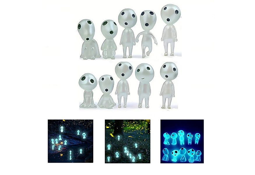 DOPWii Wichtel 10 Stück Prinzessin Mononoke Figur Waldgeister,Baumgeister A günstig online kaufen