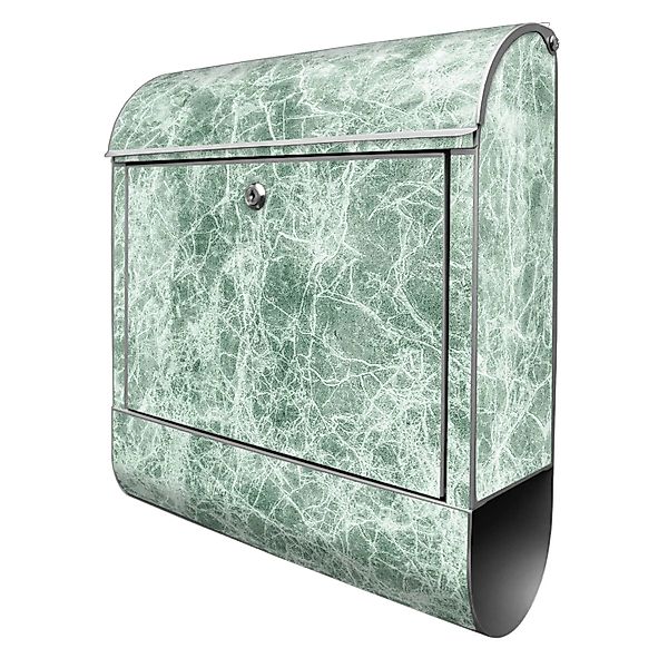 Banjado Design Briefkasten Silber Pulverbeschichtet 39x47x14cm 2 Schlüssel günstig online kaufen