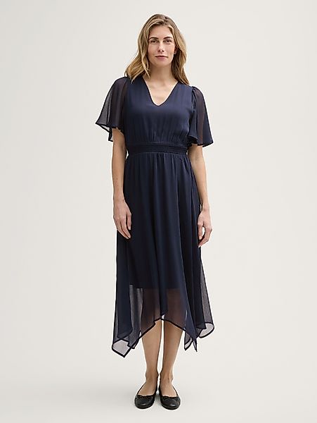 TOM TAILOR Sommerkleid Chiffon Maxi-Kleid Chiffon günstig online kaufen