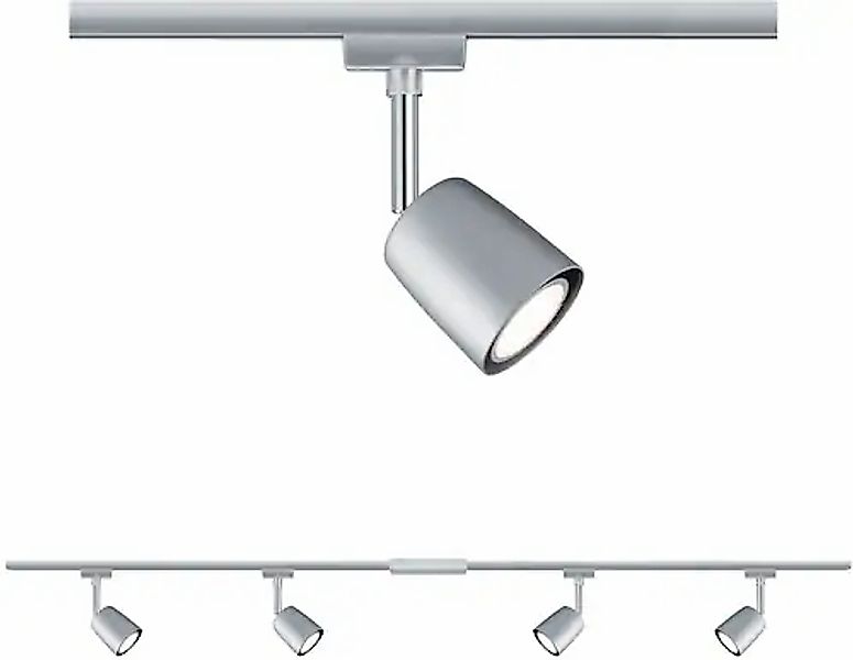 Paulmann Schienensystem-Leuchten »URail Set Cover Chrom matt GU11 max. 4x10 günstig online kaufen