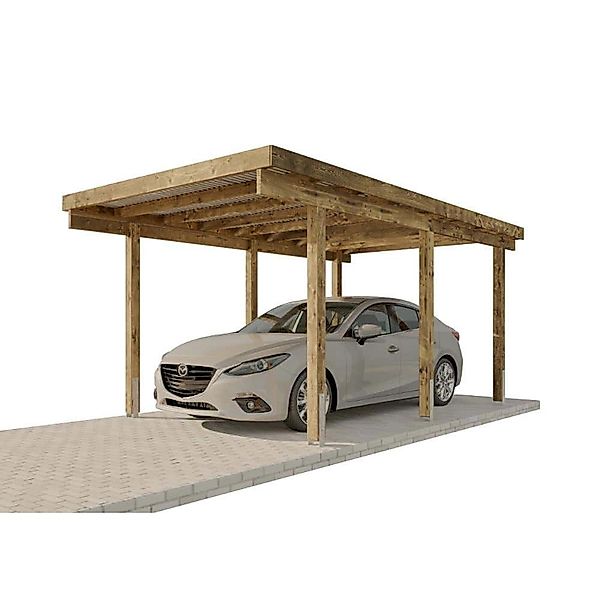 Alpholz Einzelcarport Sardinien, BxT: 304x730 cm günstig online kaufen