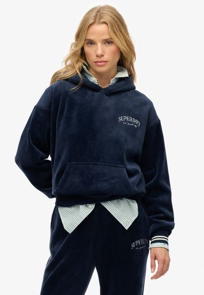 Superdry Kapuzensweatshirt COUNTRY CLUB VELOUR RELAX günstig online kaufen
