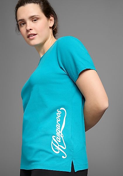 KangaROOS T-Shirt Kurzarm, figurumspielend, unifarben, Rundhalsausschnitt, günstig online kaufen