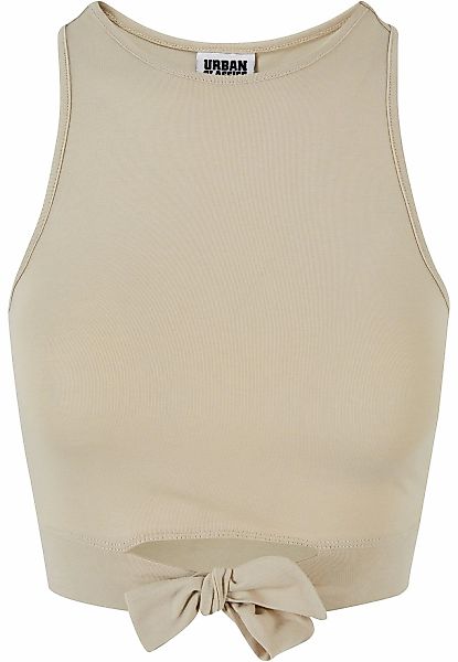 URBAN CLASSICS Muskelshirt "Urban Classics Damen Ladies Cropped Knot Top" 1 günstig online kaufen