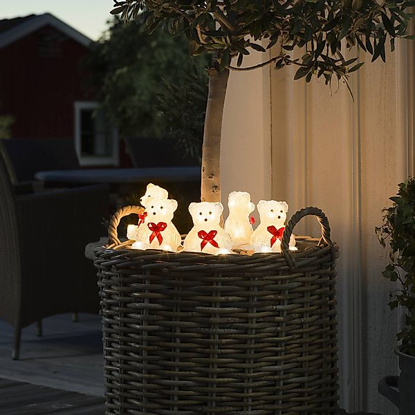 KONSTSMIDE LED-Lichterkette Weihnachtsdeko aussen, 40-flammig, LED günstig online kaufen