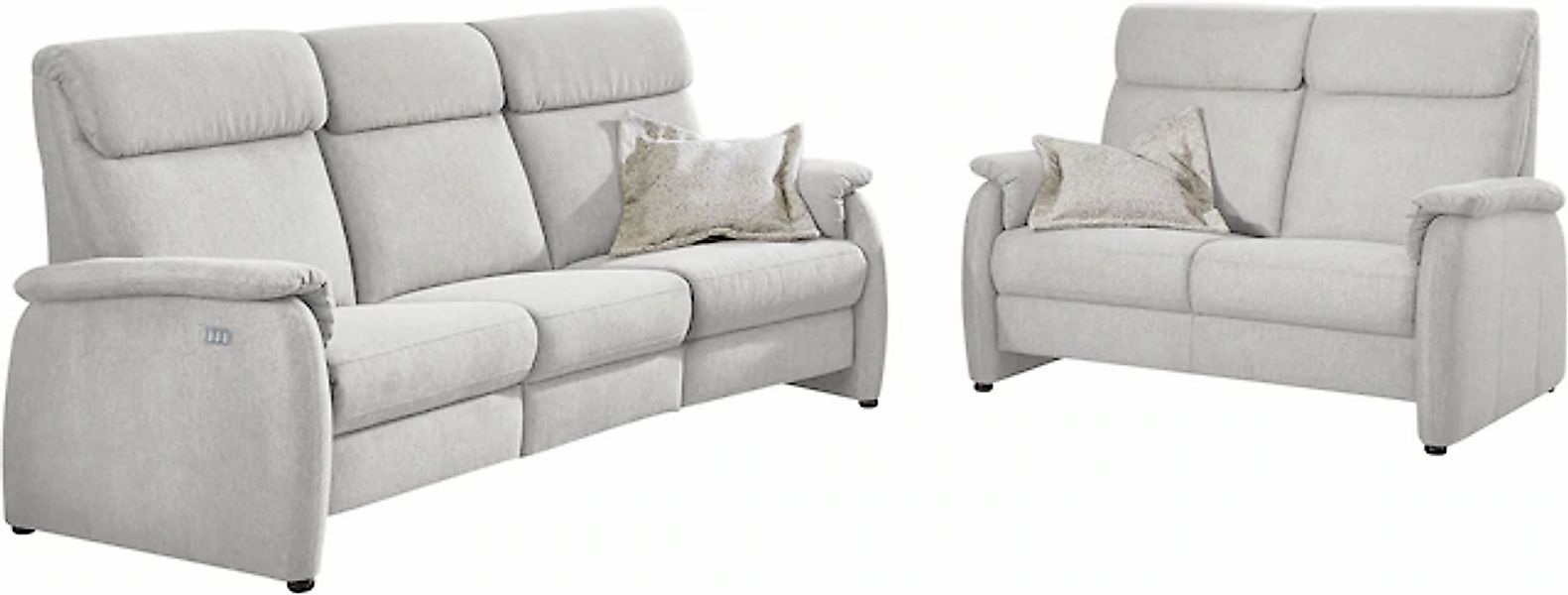 Home affaire Polstergarnitur »Turin, 2,5- & 3-Sitzer mit elektrischer Relax günstig online kaufen