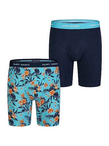 HAPPY SHORTS Langer Boxer Jersey Boxer Briefs (2-St) langer Beinabschluss L günstig online kaufen