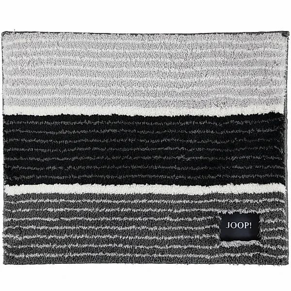 JOOP! Badteppich Lines 286 - Farbe: Anthrazit - 069 - 50x60 cm günstig online kaufen