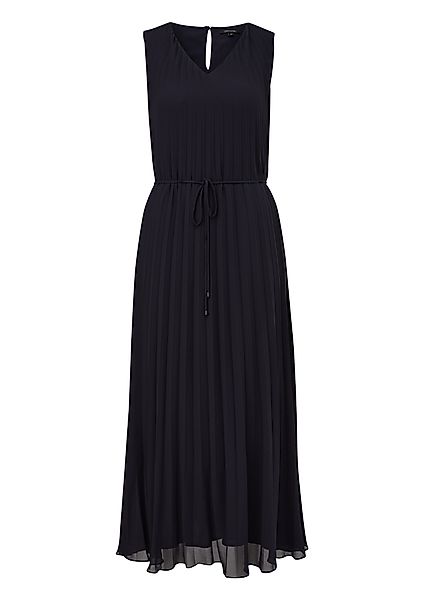 Comma Chiffonkleid mit luftigem Schlitz im günstig online kaufen