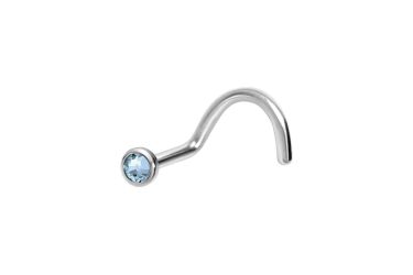 PIERCINGLINE Nasenpiercing Titan Nasenstecker Spirale FLACHE günstig online kaufen