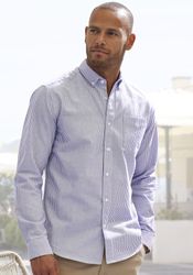 H.I.S Langarmhemd "Regular-fit" Oxfordhemd langarm mit Button-down-Kragen a günstig online kaufen