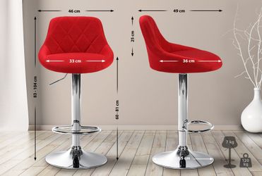 CLP Barhocker Lazio Stoff, höhenverstellbar und günstig online kaufen