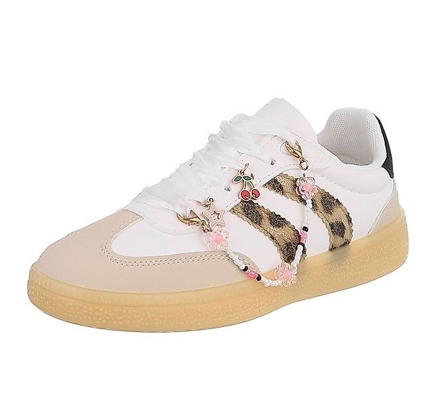 Ital-Design Damen Sneaker mit dekorativen Schnürsenkeln für Freizeit Sneake günstig online kaufen