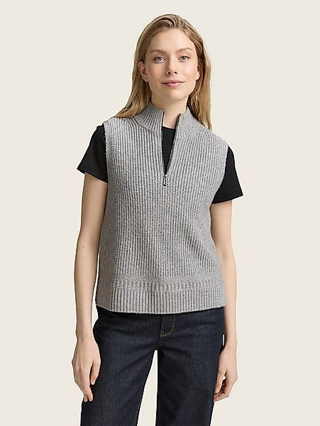 TOM TAILOR Strickpullover Pullover & Strickjacken Troyer Pullunder günstig online kaufen