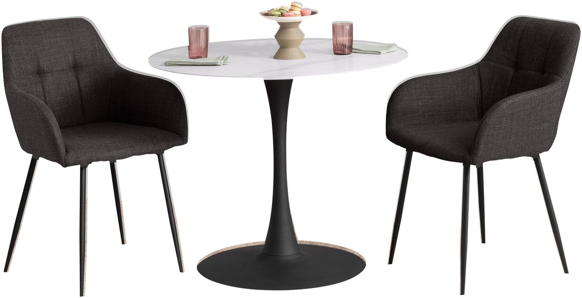 HELA Essgruppe MOSEL, (3-tlg), Tisch 90x75 günstig online kaufen