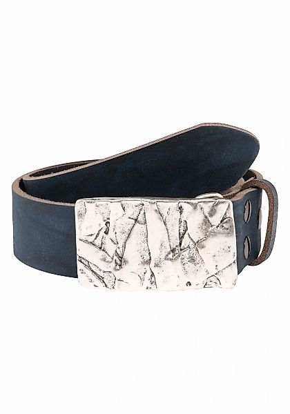 Rettungsring Gürtel Ledergürtel mit eckiger Schließe in Vintag-Optik, wechs günstig online kaufen