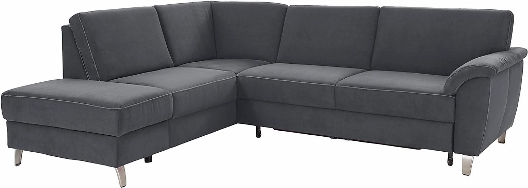 sit&more Ecksofa »Texel L-Form«, mit Federkern, wahlweise mit Bettfunktion günstig online kaufen