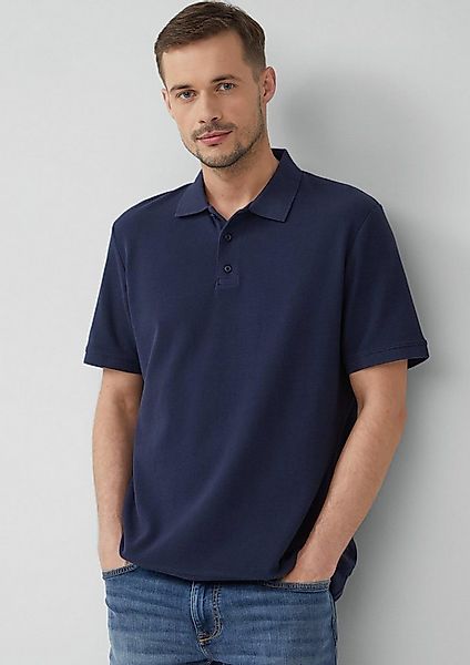 s.Oliver Kurzarmshirt Polo-Shirt Poloshirt aus Waffelpiqué günstig online kaufen