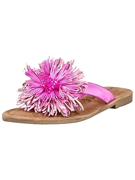 Lazamani Zehentrenner "Lazamani Pantoletten Leder/Textil" günstig online kaufen