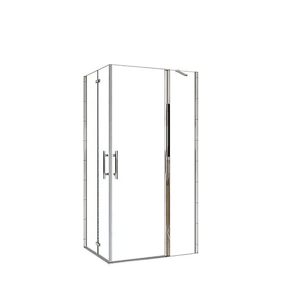 Duschparadies 80x120cm Eckeinstieg Duschkabine Duschabtrennung Duschtür Fal günstig online kaufen