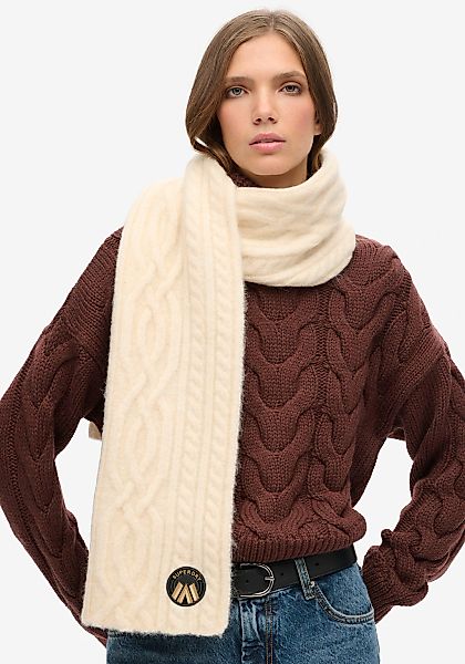 Superdry Strickschal "CABLE LUXE KNIT SCARF" günstig online kaufen