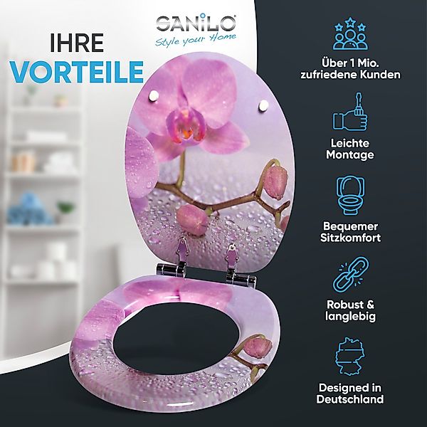 Sanilo WC-Sitz Blooming, mit Absenkautomatik, hochwertig günstig online kaufen